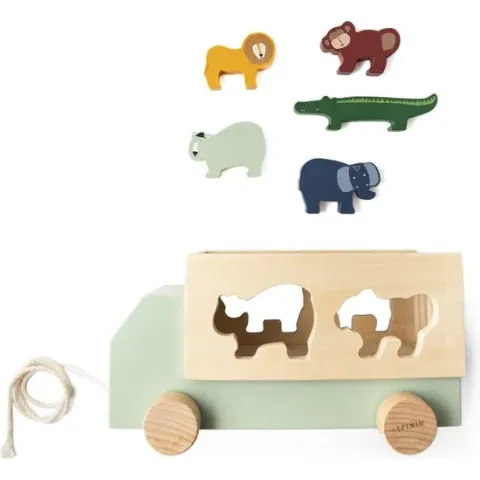 Trixie houten dieren truck