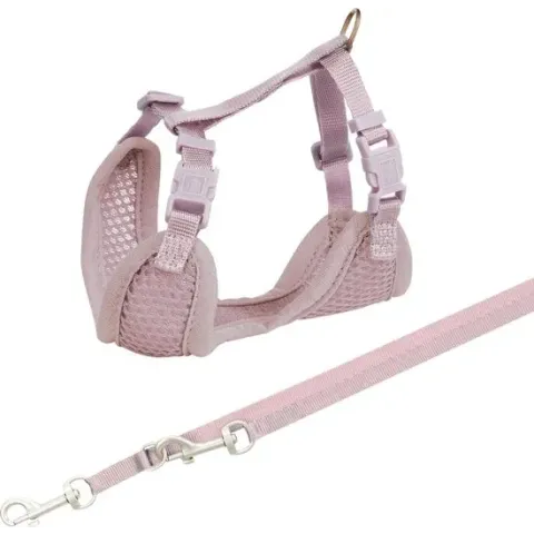Trixie junior puppytuig voor hond soft met riem lila 26-34x1 cm  / 2 mtr
