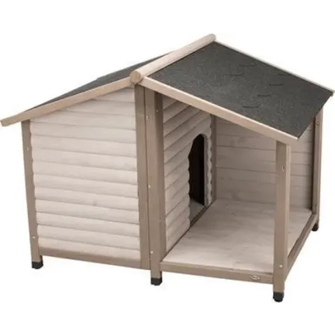 Trixie natura hondenhok lodge grijs 130x105x100 cm