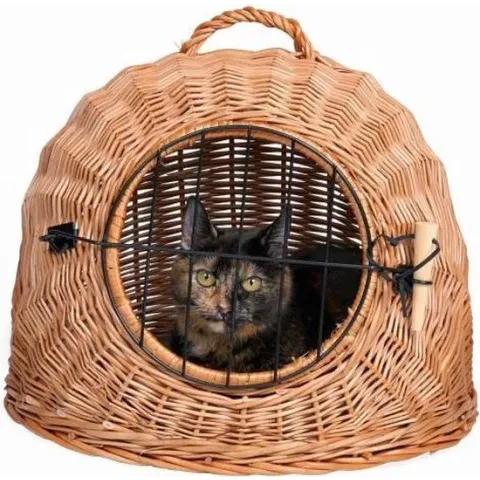 Trixie Rotan Kattenmand Met Deur - ø 50CM