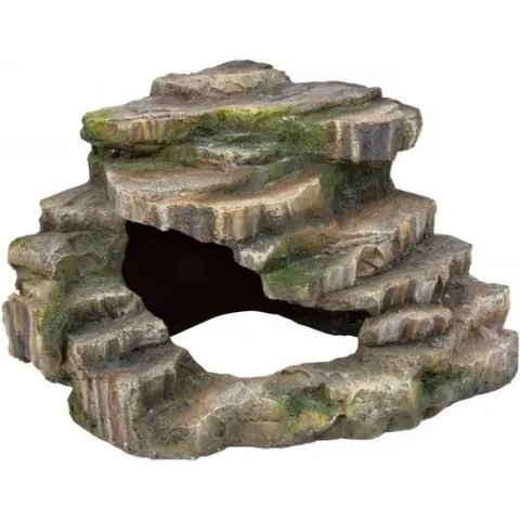 Trixie Terrarium Hoek-Rots Schuilplaats & Platform 26x20x26cm