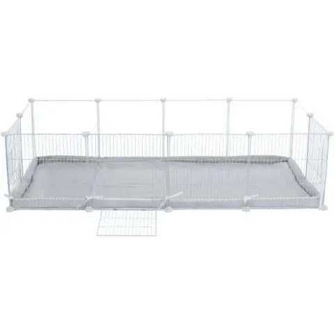 Trixie vloer voor indoorren 62460 grijs / wit 140x70 cm