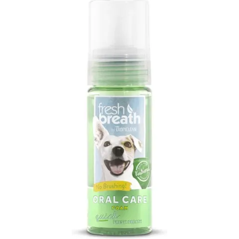 Tropiclean Fresh Breath Instant Fresh Foam - Gebitsverzorging - 133 ML