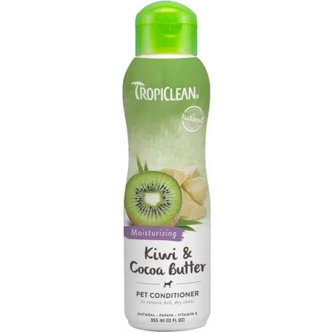 TropiClean Kiwi & Cocoabutter Conditioner voor honden - 355 ml
