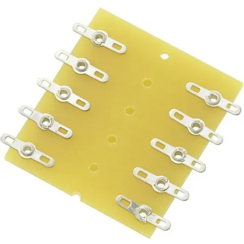 TRU COMPONENTS Soldeerlijst Dubbele rij Totaal aantal polen 10 Epoxide (l x b x h) 43 x 38 x 1.6 mm 1 stuk(s)