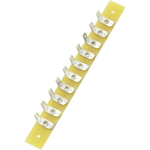 TRU COMPONENTS Soldeerlijst Enkele rij Totaal aantal polen 10 Epoxide (l x b x h) 100 x 10 x 1.6 mm 1 stuk(s)