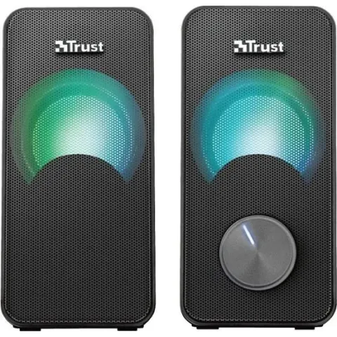 Trust Arys - Compacte 2.0 RGB Speaker - Zwart