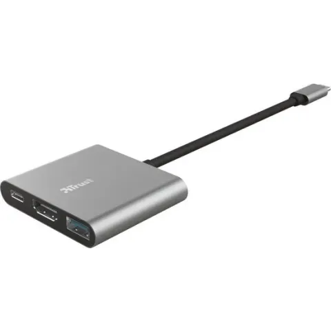 Trust Dalyx USB 3.2 Gen 1 (3.1 Gen 1) Type-C 5 Mbit/s Aluminium, Zwart