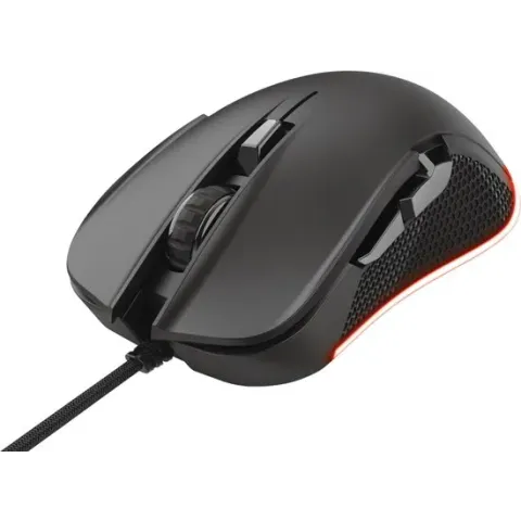 Trust GXT 922 YBAR Gaming Muis - RGB Verlichting - 7200dpi - Zwart