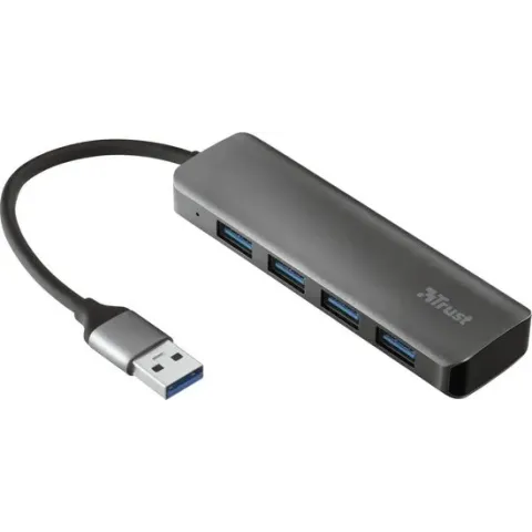 Trust Halyx - 4-Port USB 3.2 Hub - 5 Gbps
