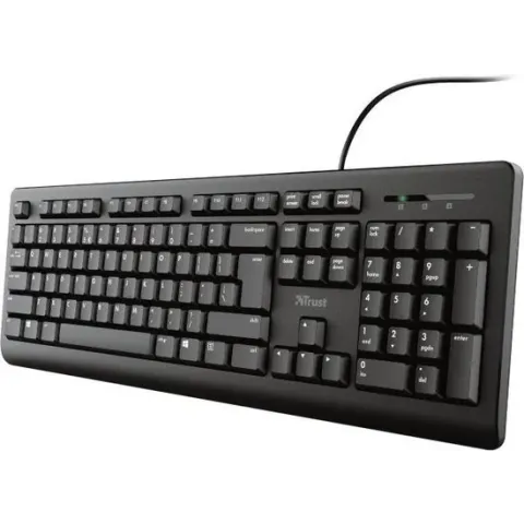 Trust Primo toetsenbord USB QWERTY Amerikaans Engels Zwart