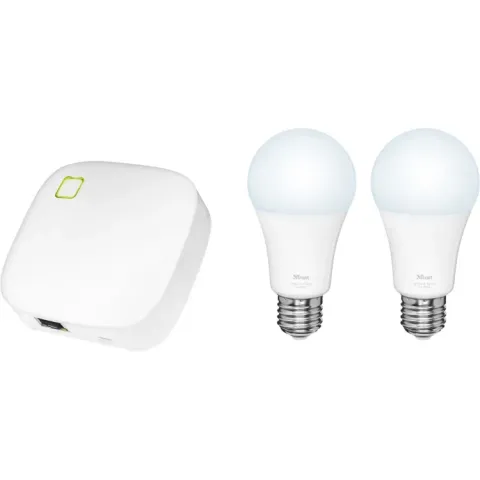 Trust Z1 Zigbee Control Station + 2x Zigbee Tunable LED Bulb ZLED-TUNE9