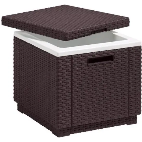 Tuin koelkast Keter Allibert Ice Cube bruin koelbox