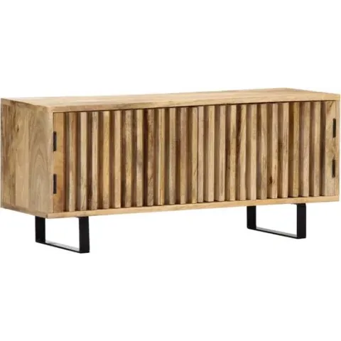 Tv-meubel 90x30x40 cm massief mangohout