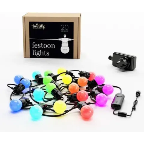 Twinkly Smart feestverlichting 20 RGB lampjes 10 Meter