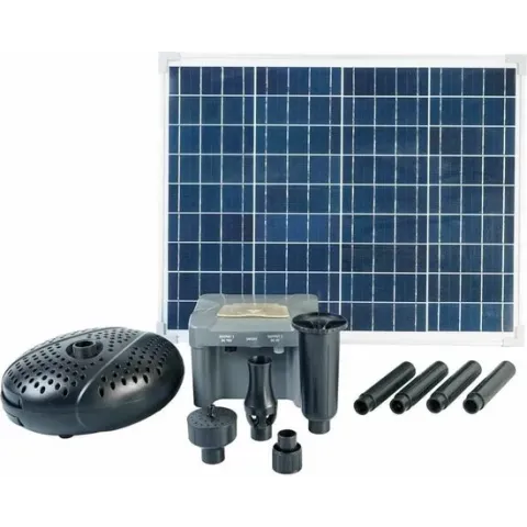 Ubbink SolarMax 2500 set met zonnepaneel. pomp en accu
