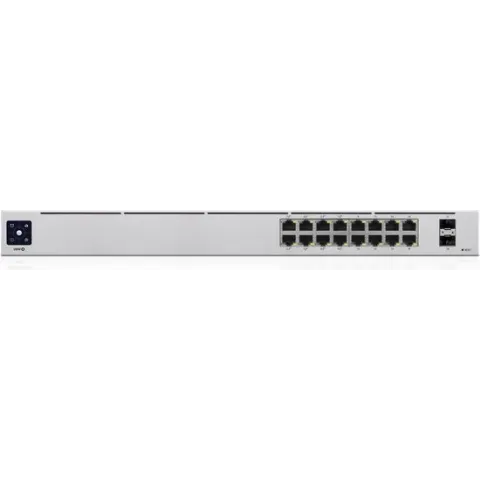 Ubiquiti Networks UniFi 16-Port PoE Managed L2/L3 Gigabit Ethernet (10/100/1000) Zilver 1U Power over Ethernet (PoE)