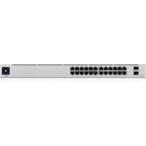 Ubiquiti Networks UniFi 24-Port PoE Managed L2/L3 Gigabit Ethernet (10/100/1000) Zilver 1U Power over Ethernet (PoE)