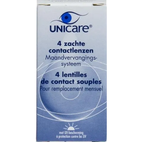 Unicare maandlenzen -5,75 - 4 stuks -contactlenzen