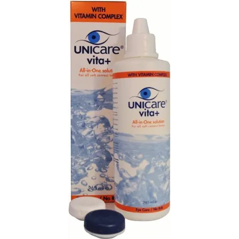 Unicare Vita+ Alles-In-Eén Zachte Lenzen - 240 ml - Lenzenvloeistof