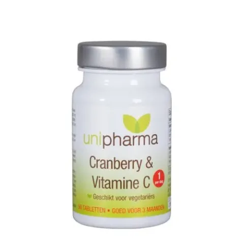 Unipharma Cranberry & Vitamine C - 90 tabletten