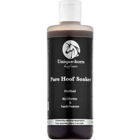 Unique-Horn Pure Hoof Soaker - Hoefverzorging - 250ML - Hoefbad concentraat - Effectief tegen infecties en harde hoeven