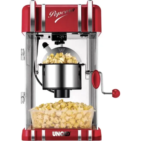 Unold 48535 POPCORN MAKER Retro 300W Rood popcorn popper