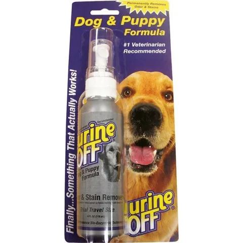 Urine off geur en vlekverwijderaar voor hond en puppy urine spray - 1 st à 118 ml