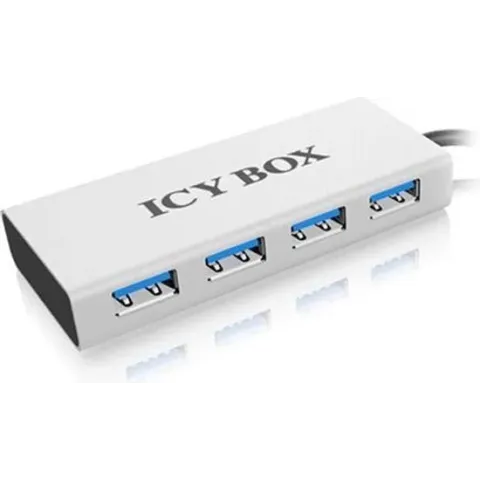 USB 3.0 Hub 4P plastic + Alu case