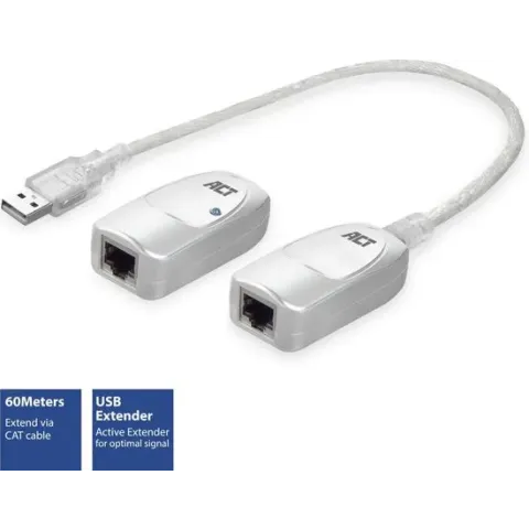 USB Extender set over UTP, extender tot 60 m - AC6060