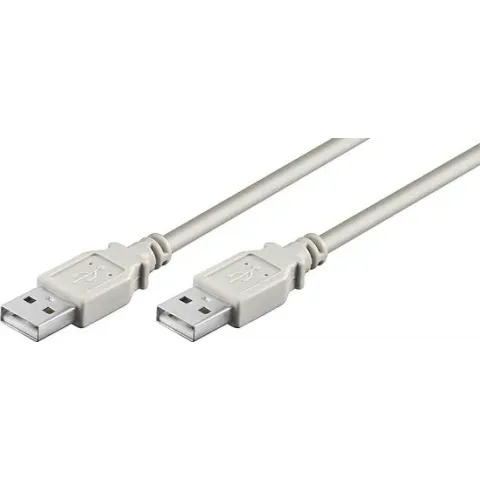 USB Kabel A - A St/St 1.80m grijs
