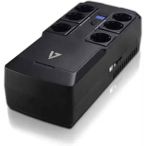 V7 UPS1DT750-1E UPS 750 VA 6 AC-uitgang(en)