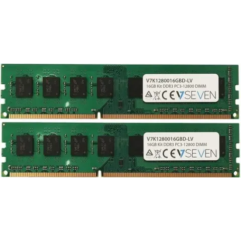 V7 V7K1280016GBD-LV geheugenmodule 16 GB DDR3 1600 MHz