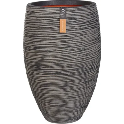 Vaas elegant deluxe Rib NL 45x72 antraciet