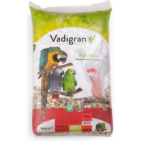 Vadigran Papegaaienvoer Tropical 14 kg
