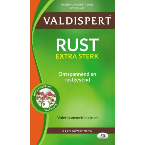 Valdispert Dragees Rust Extra Sterk 50 stuks