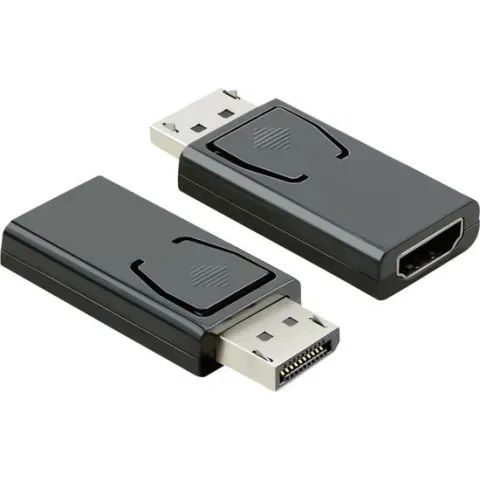 Value 12.99.3158 Adapter [1x DisplayPort stekker - 1x HDMI-bus] Zwart