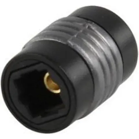 Valueline AC-063 kabeladapter/verloopstukje Toslink Zwart