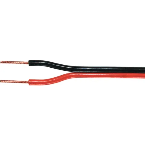 Valueline - Luidspreker Kabel - Zwart / rood - 100 meter