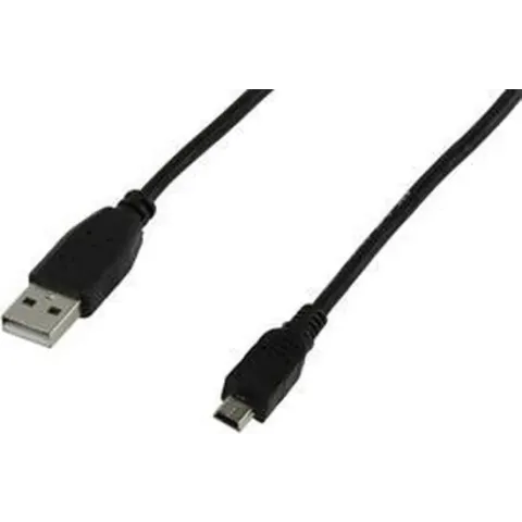Valueline - Mini USB 2.0 Kabel - Zwart - 1.8 meter