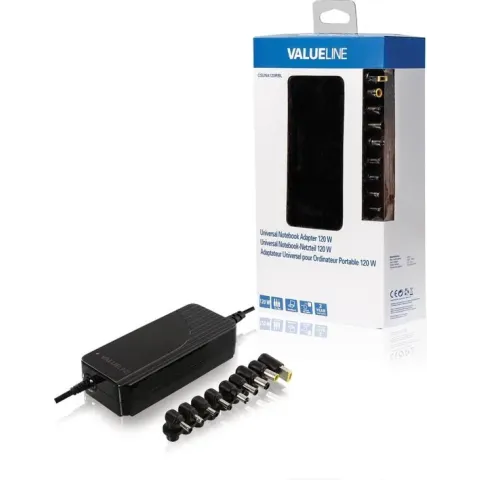 Valueline Universele Notebook en Ultrabook lader - 120W