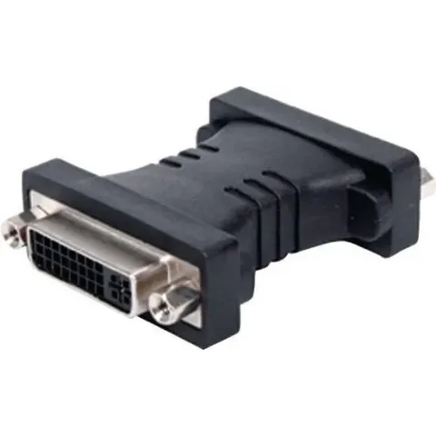 Valueline VC-008 kabeladapter/verloopstukje DVI-I Zwart