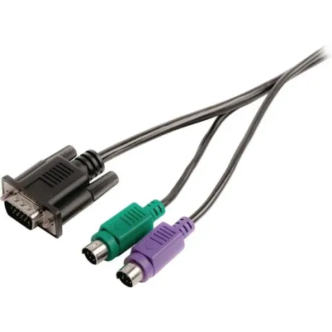 Valueline VLCP59850B20 toetsenbord-video-muis (kvm) kabel
