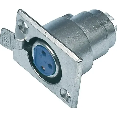 Valueline XLR 3p Chassis Mounting XLR 3p Zilver kabel-connector