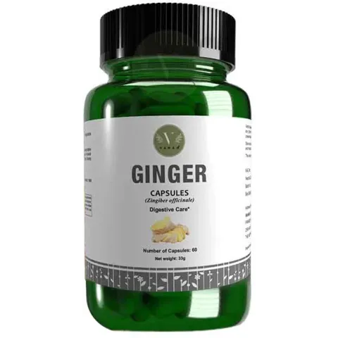 Vanan Ginger – Spijsvertering - Vegan voedingssupplement met gemberwortel – Ayurvedisch – 60 capsules