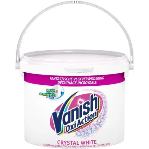 Vanish Oxi Action Crystal White Base Poeder - Voor Witte Was - 2,4 kg