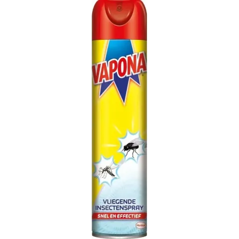 VAPONA Insectenbestrijding - Vliegende Insectenspray - Vliegenverjager - 400ml