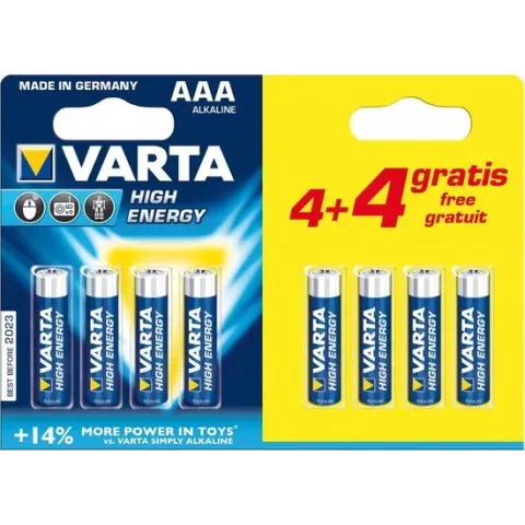 Varta AAA High Energy Batterijen