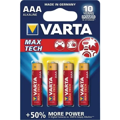 Varta AAA Maxtech Batterijen