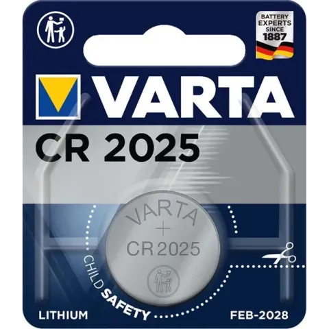 Varta Knoopcel Batterij - Cr 2025 - Lithium Professioneel - 3 Volt